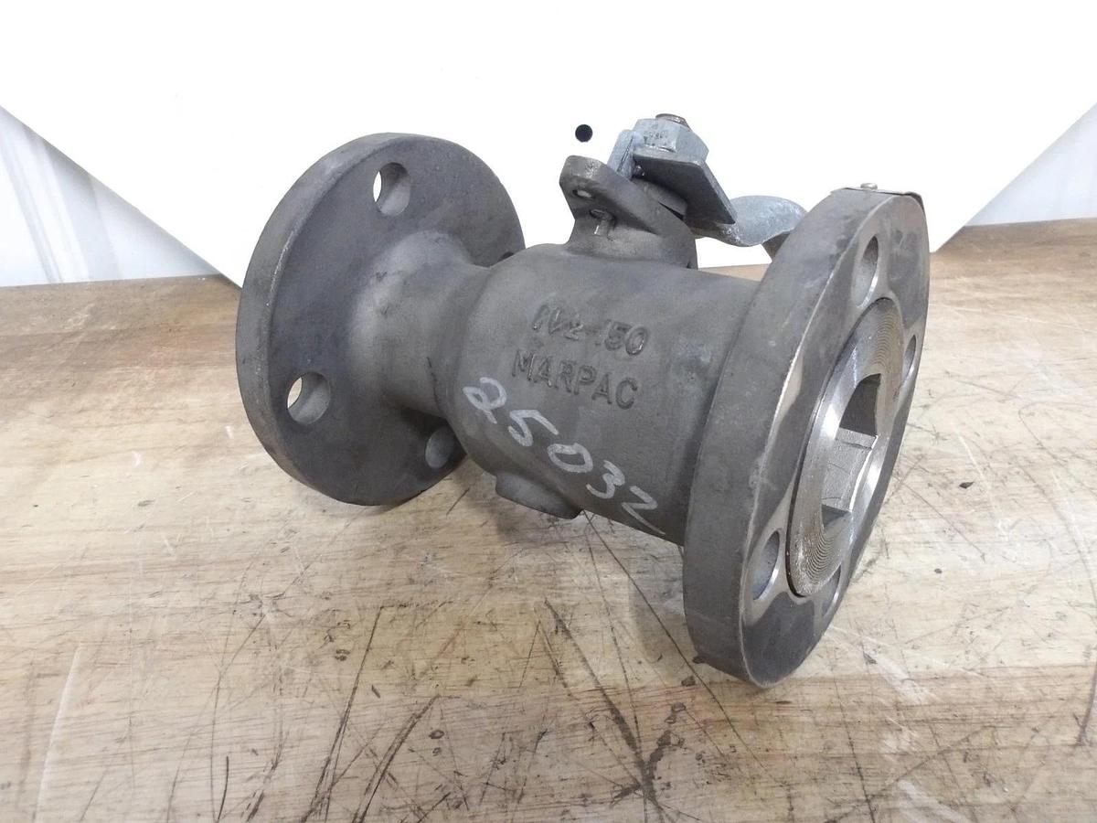 Used MARPAC 1-1/2" S/S BALL VALVE C470-RT, #7141135G NEW