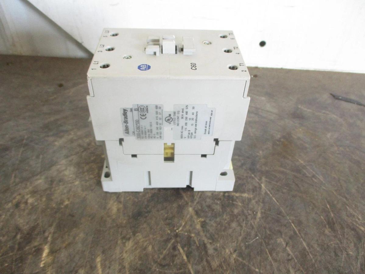 Used ALLEN BRADLEY 100-C60 60 CONTACTOR, #33939J USED