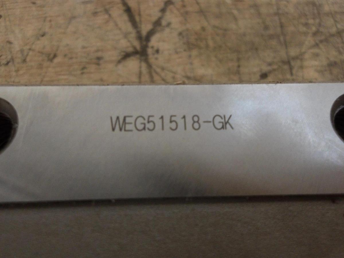 Used THK WEG51518-GK/HSR35 LINEAR BEARING, #98200G NEW