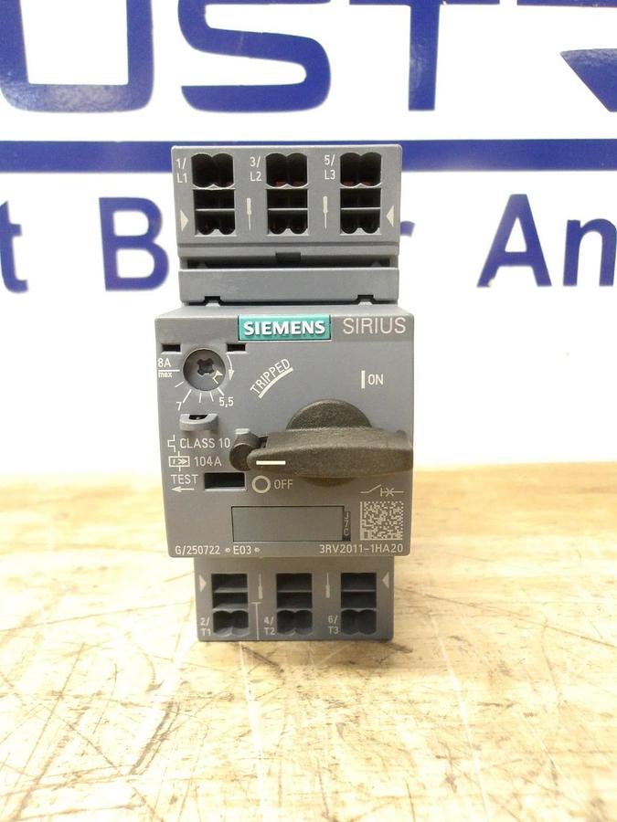 SIEMENS 5.5/8.0 AMP BREAKER, #713957G NIB