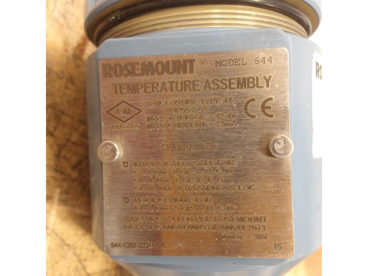 Used ROSEMOUNT 644HA15XAR2 TEMPERATURE ASSEMBLY