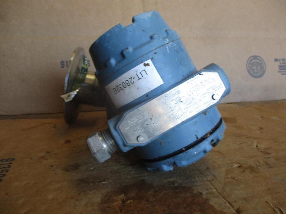 Used ROSEMOUNT 3051 PRESSURE TRANSMITTER, #971124J USED
