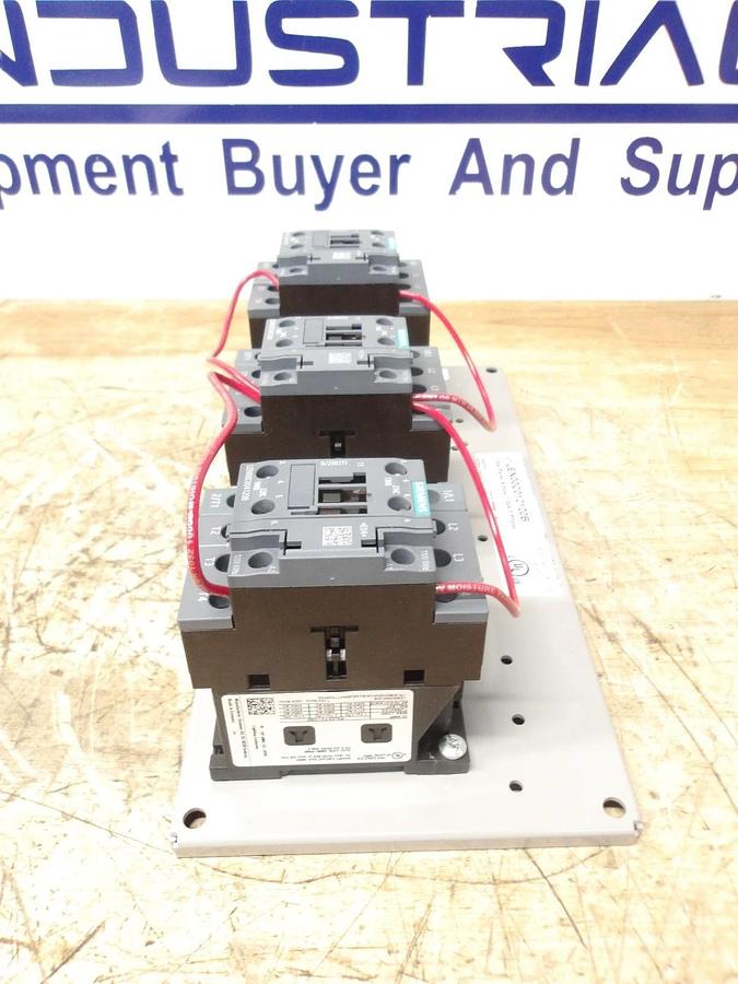 Used SIEMENS 120 A LIGHTING CONTACTOR LEN00C012120B, #617220G NEW