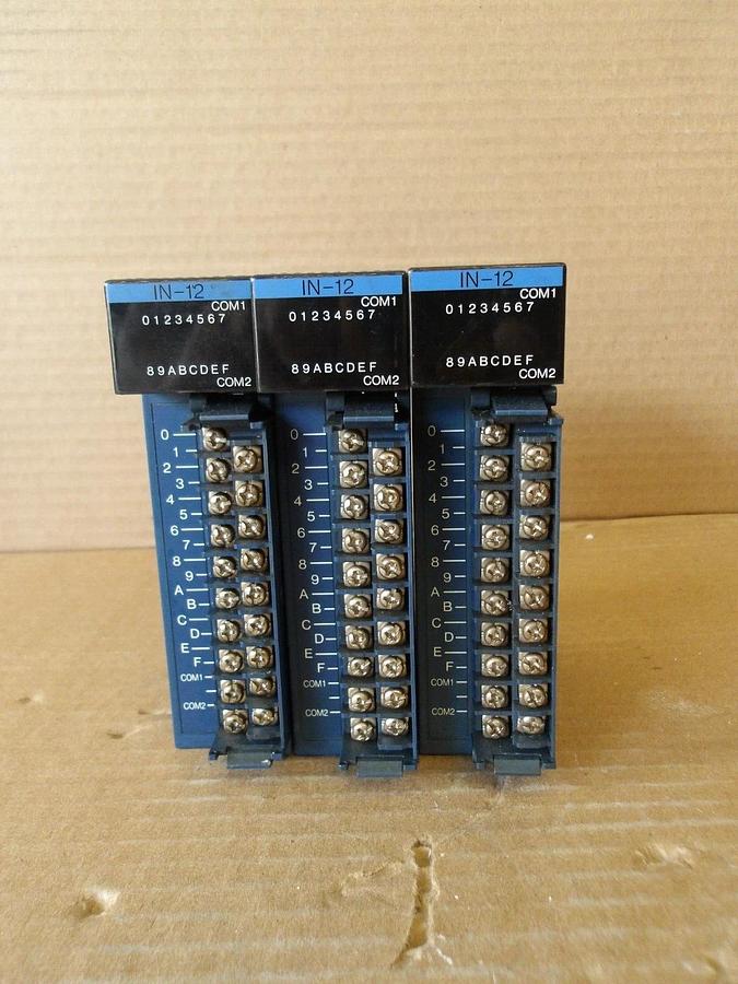 Used TOYODA IN-12/THK-2750 INPUT MODULE (LOT OF 3) #71941G USED