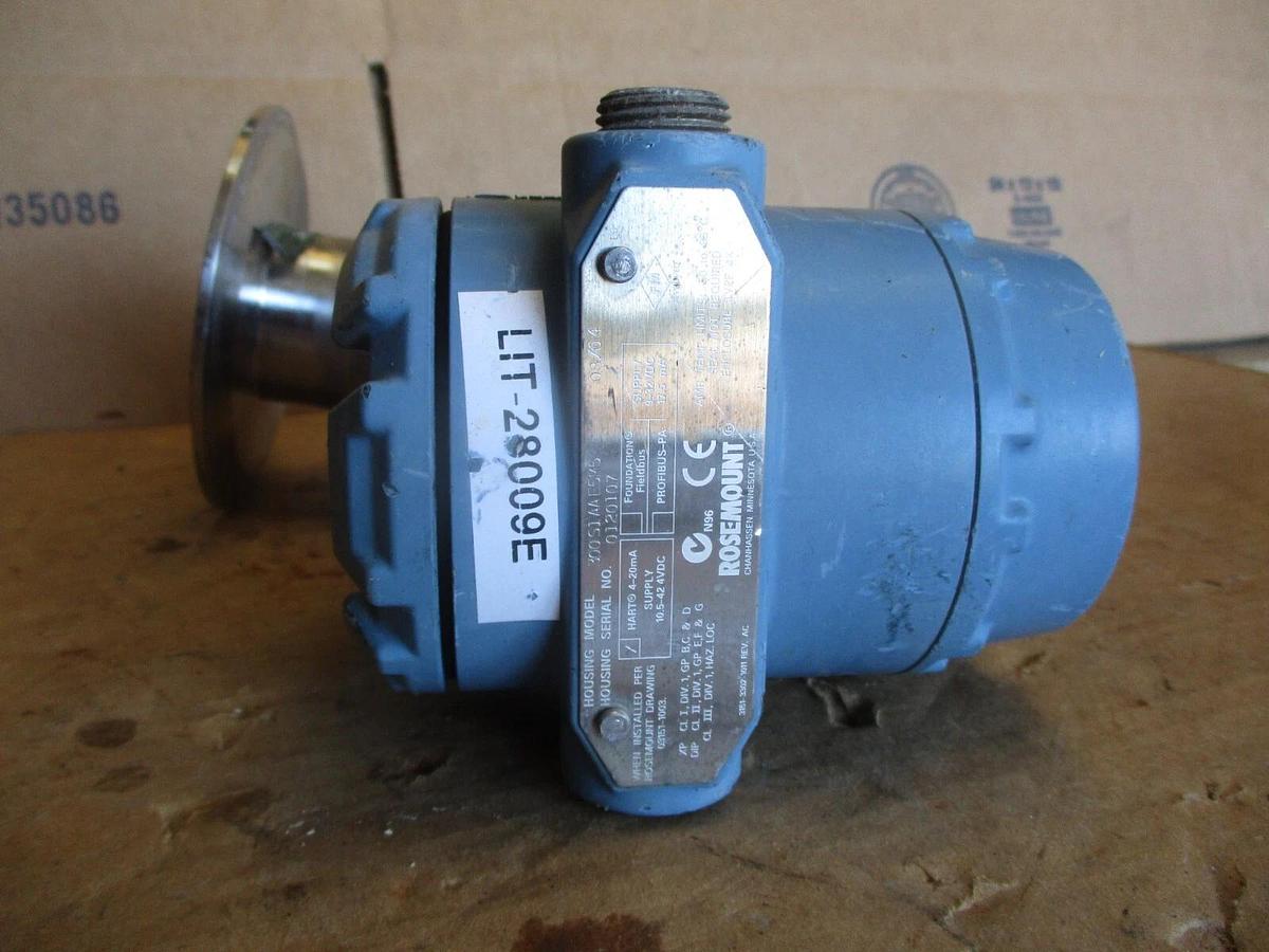 Used ROSEMOUNT 3051 PRESSURE TRANSMITTER, #971105J USED