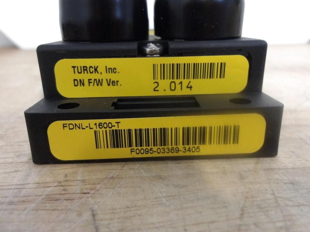 TURCK FDNL-L1600-T DEVICENET FIELDBUS MODULE, 16 IN STATION, #424918G NIB