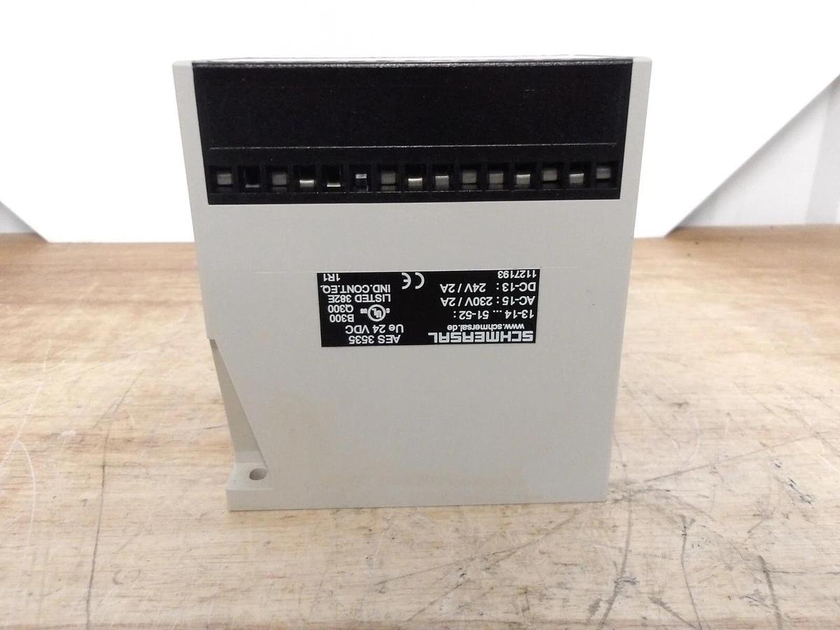 SCHMERSAL AES-3535 SAFETY CONTROLLER 24 VDC, #57158G NIB
