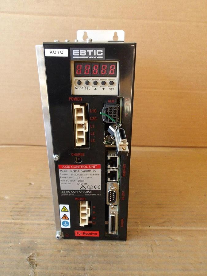 Used ESTIC NUTRUNNER ENRZ-AU50R-20 AXIS CONTROL UNIT, #1111226G PARTS ONLY