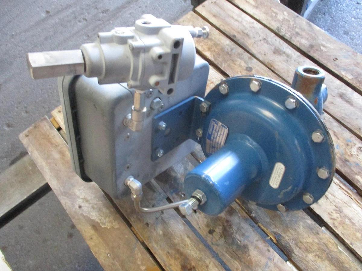 Used NORRISEAL 1" STEEL CONTROL VALVE W/ DYNA-FLO CONTROLLER, #621856J NEW