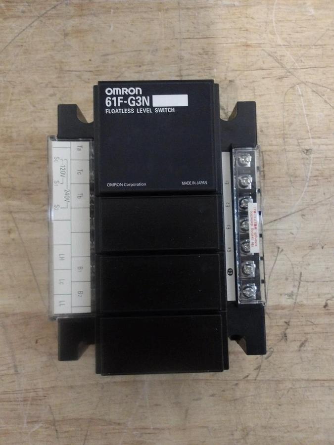 OMRON 61F-G3N FLOAT-LESS LEVEL SWITCH, #424936G NIB