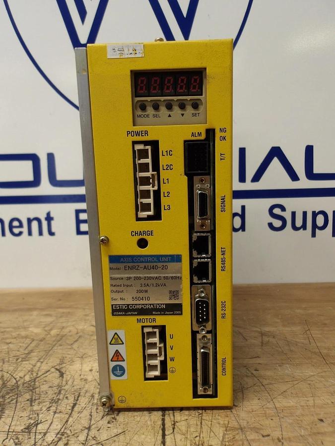Used ESTIC ENRZ-AU40-20 AXIS CONTROL UNIT, #1131030G USED