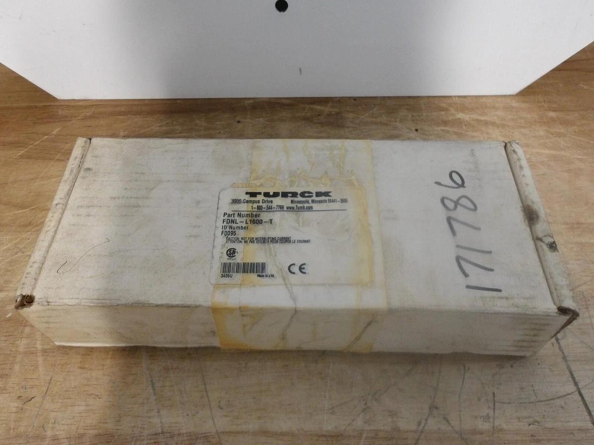TURCK FDNL-L1600-T DEVICENET FIELDBUS MODULE, 16 IN STATION, #424918G NIB