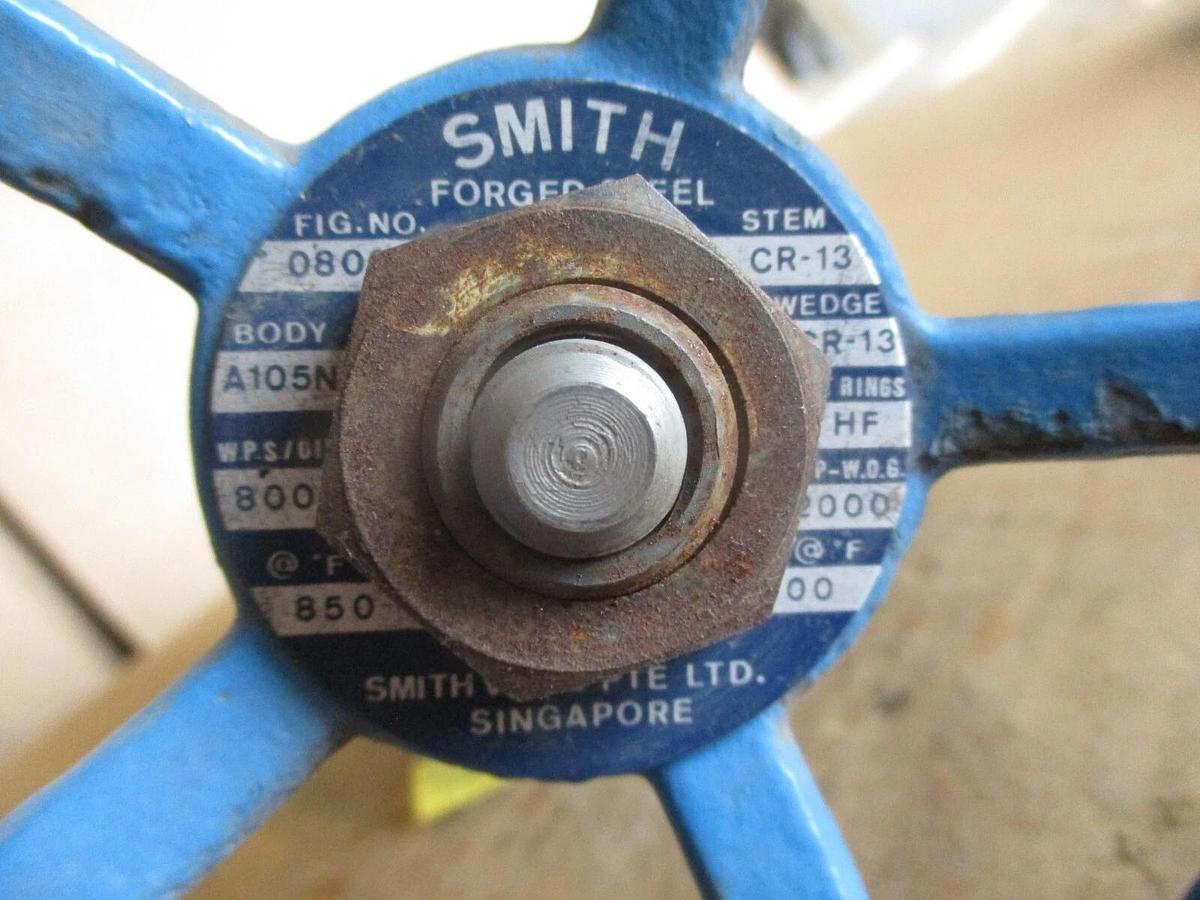 Used SMITH 1-1/4" IRON GATE VALVE (THREADED), #4161245J NEW
