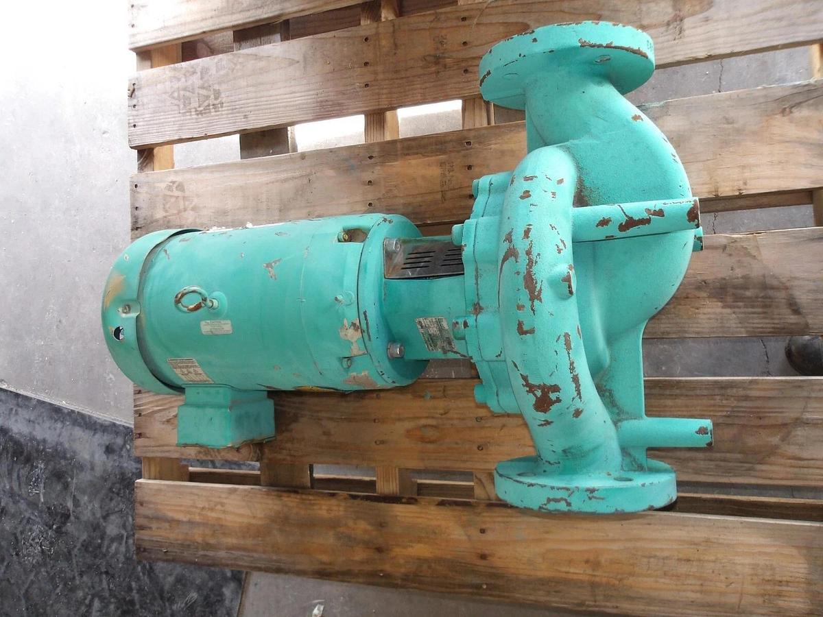 Used WILO 3" PUMP W/ 7.5 HP MOTOR, #1111045G NEW