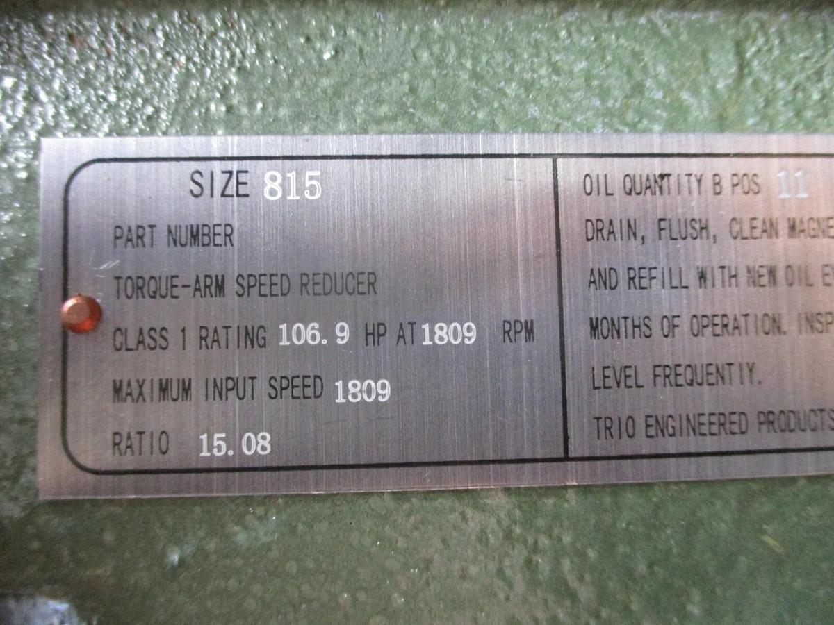 Used ICC TXS-8 TORQUE-ARM SPEED REDUCER, #8311056JW NEW