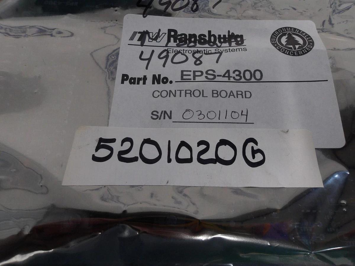 Used DEVILBISS EPS-4300 CIRCUIT BOARD, #5201020G NEW
