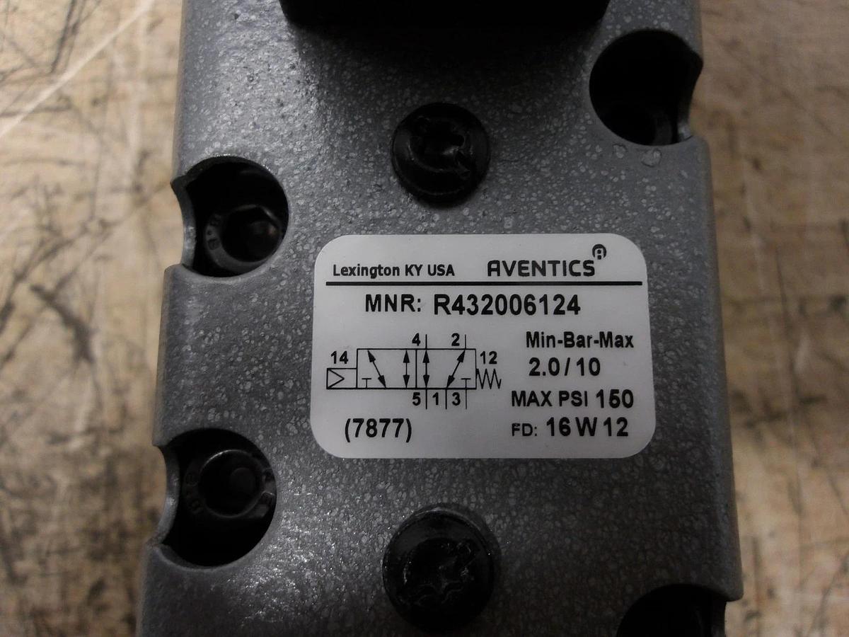 AVENTICS R432006124 PNEUMATIC DIRECTIONAL VALVE, #56921G NIB