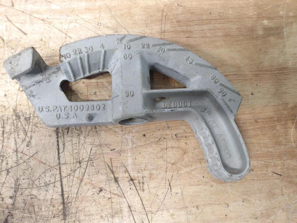 Used GREENLEE 841 HAND PIPE BENDER HEAD, #3111048G USED