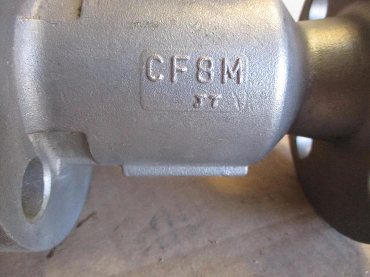 Used JAMESBURY 1" STAINLESS BALL VALVE, #671035J NEW
