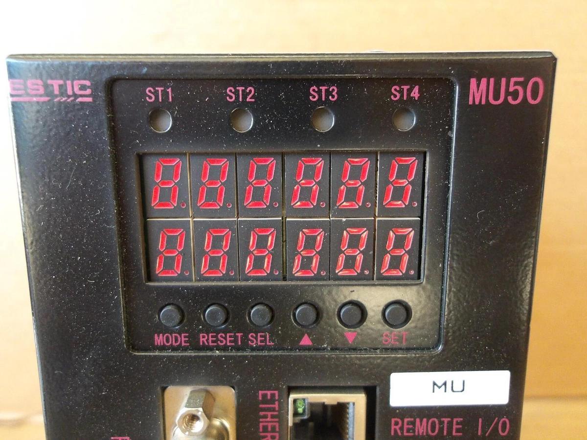 Used ESTIC NUTRUNNER ENRZ-MU50-CNN SERVO MASTER CONTROL UNIT, #11111205G USED