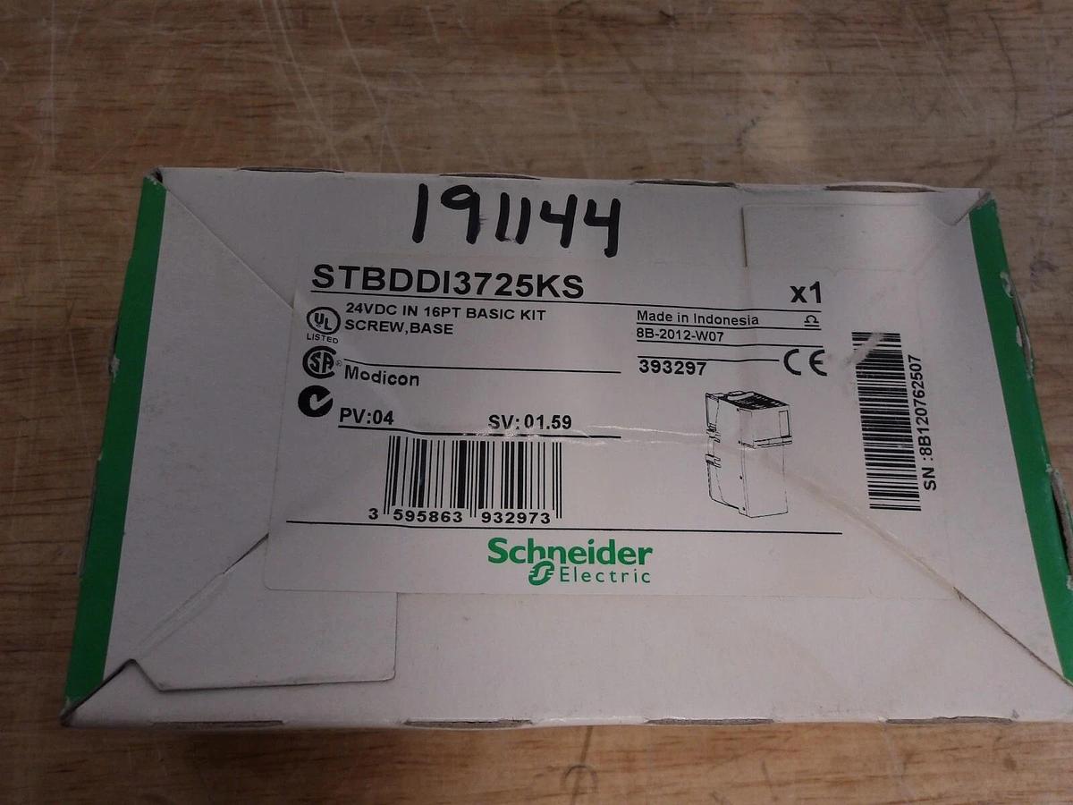 SCHNEIDER MODICON STBDD13725KS 16PT INPUT MODULE (LOT OF 4) #319951G NIB