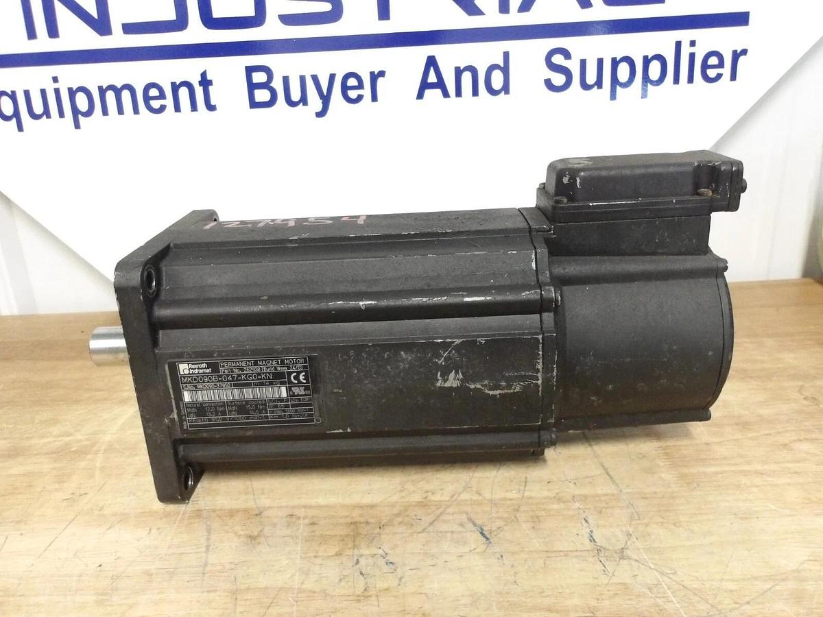 Used REXROTH INDRAMAT MDK090B-047-KG0-KN PERMANENT MAGNET MOTOR, #57904G USED