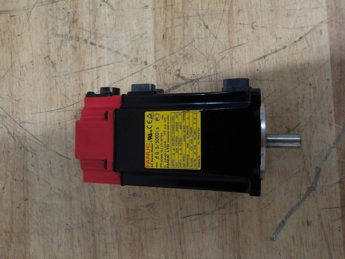 Used FANUC A06B-0115-B704 AC SERVO MOTOR, #616211G USED