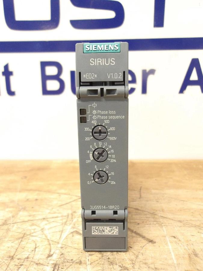 SIEMENS 3UG5514-1BR20 NETWORK MONITORING RELAY, #713906G NIB