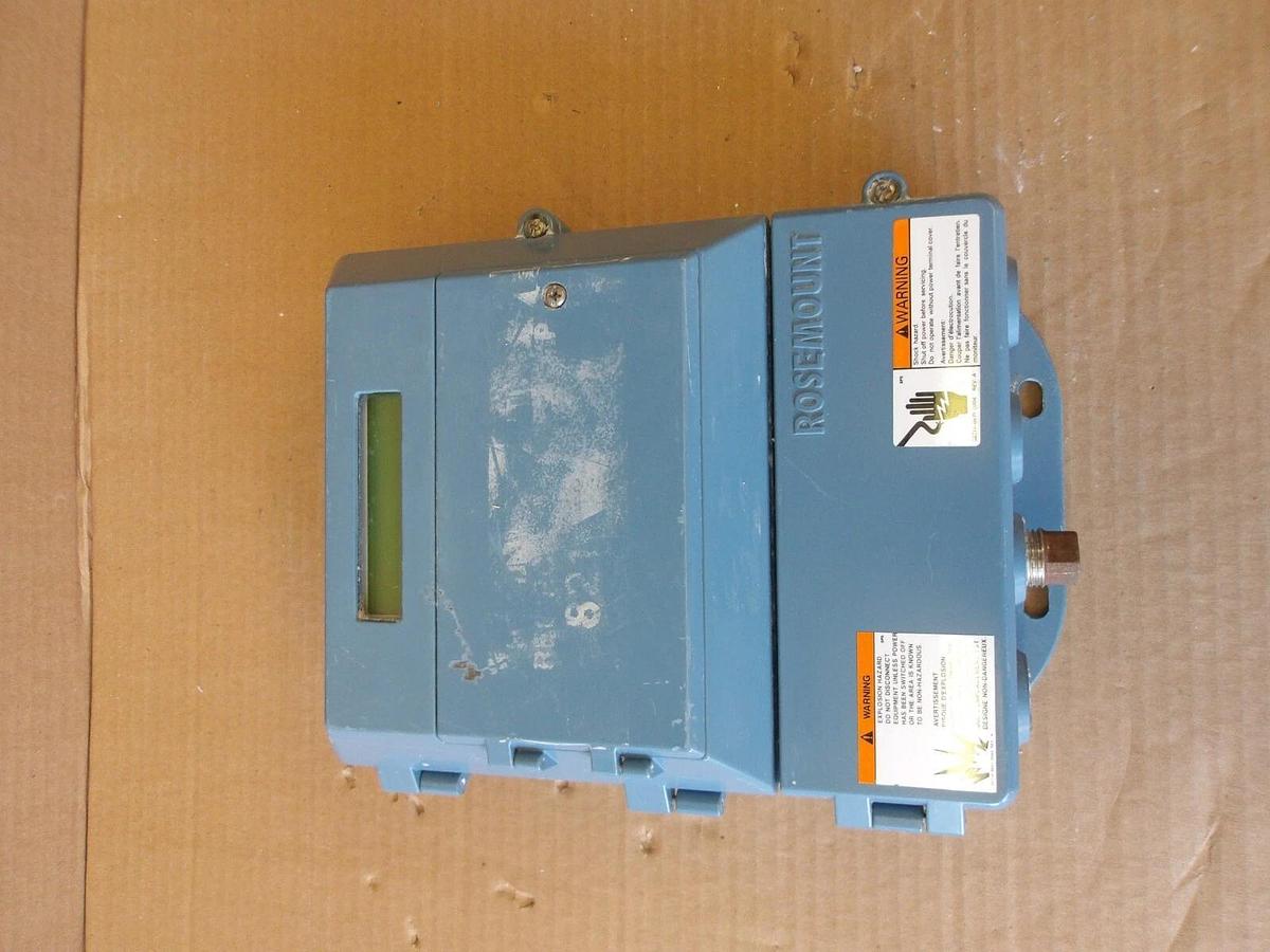 Used ROSEMOUNT 8712 TRANSMITTER, #627205G USED