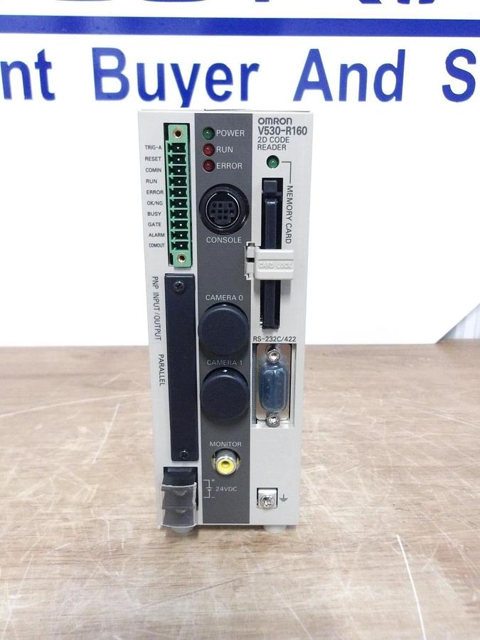 OMRON D2 CODE READER V530-R160EP, 24 V, #218205G NIB