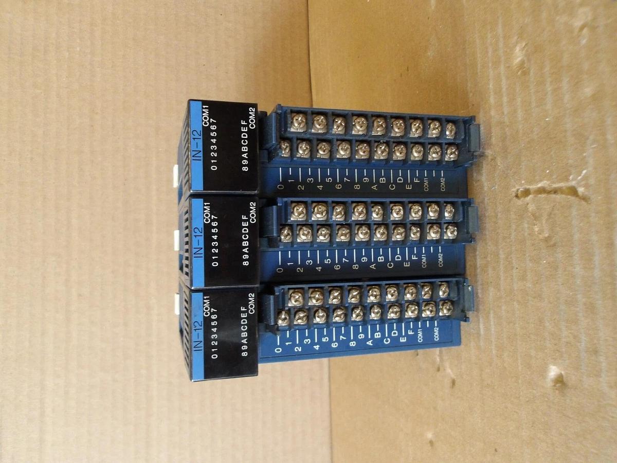Used TOYODA IN-12/THK-2750 INPUT MODULE (LOT OF 3) #71941G USED