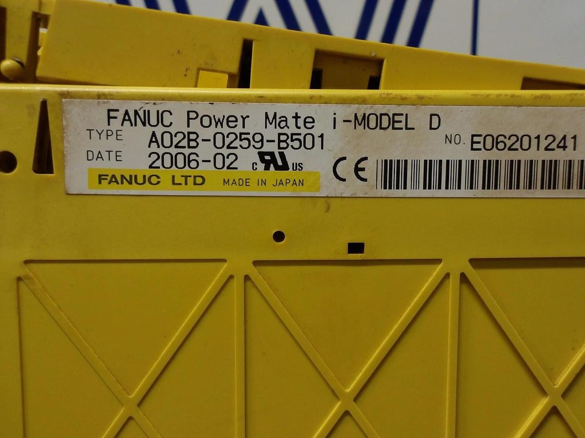 Used FANUC POWERMATE RACK & CPU A6B-3200-0260/13C, #114840G USED