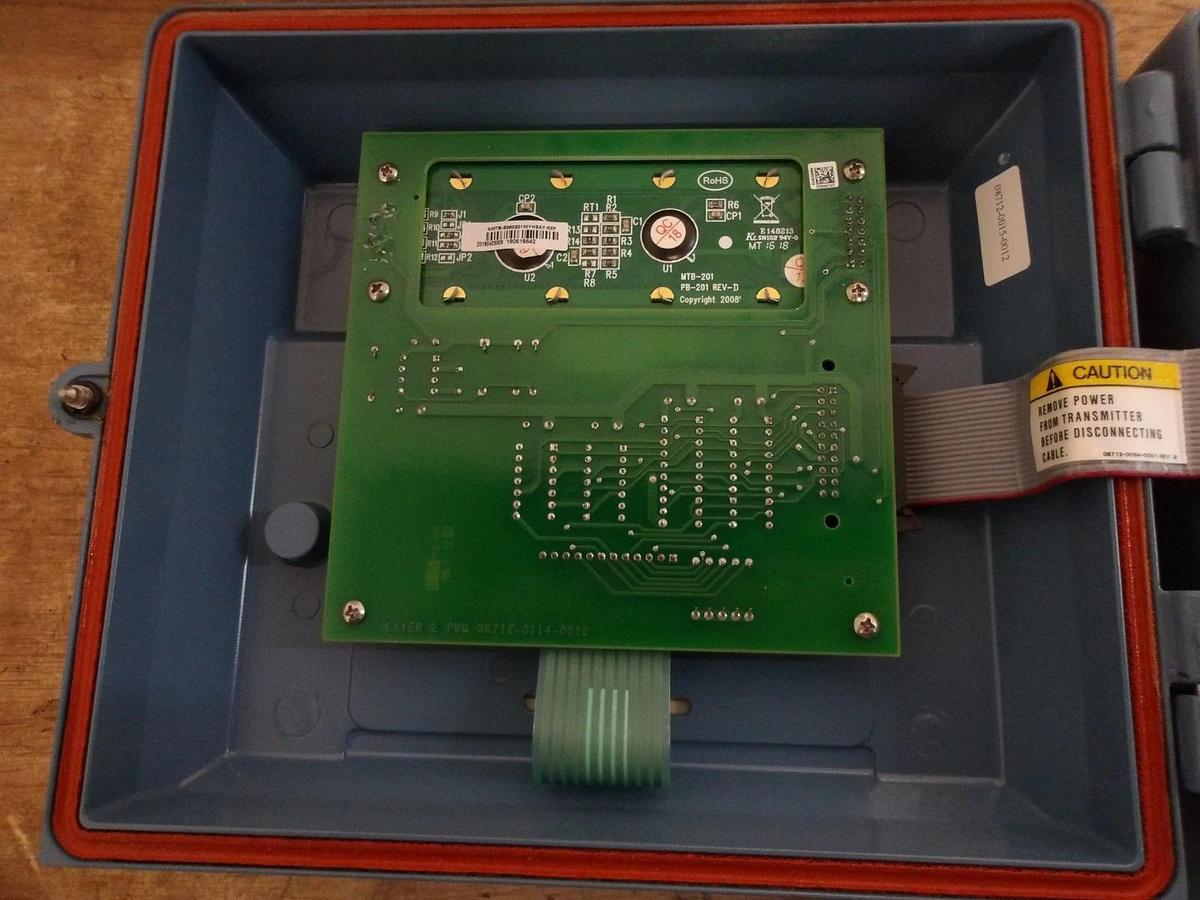 Used ROSEMOUNT 8712 HR12NAM4_F0227 TRANSMITTER CONTROLLER, #115927G USED