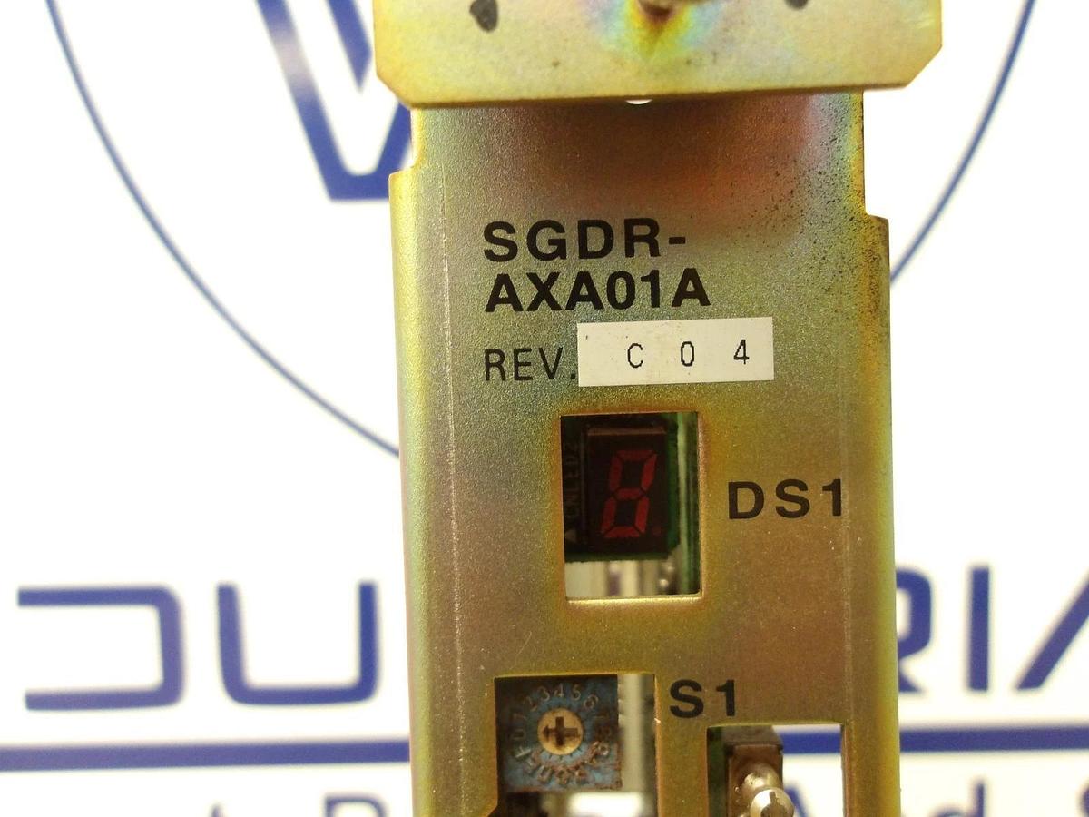 Used YASKAWA SGDR-AXA01A SERVO AXIS, #1219930G USED