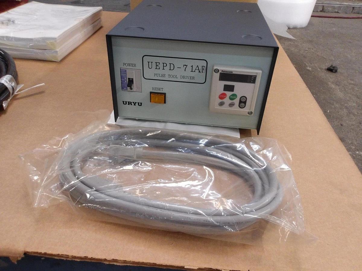 Used URYU NUTRUNNER & CONTROLLER UEP-80MC 1/2" DRIVE, #6101036G NEW