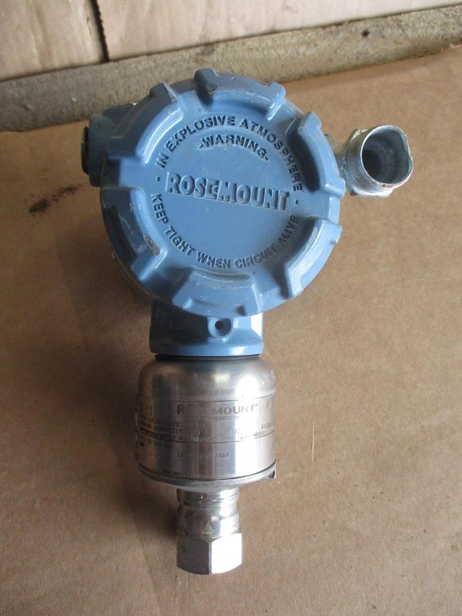 Used ROSEMOUNT 3051 PRESSURE TRANSMITTER, #49952J USED
