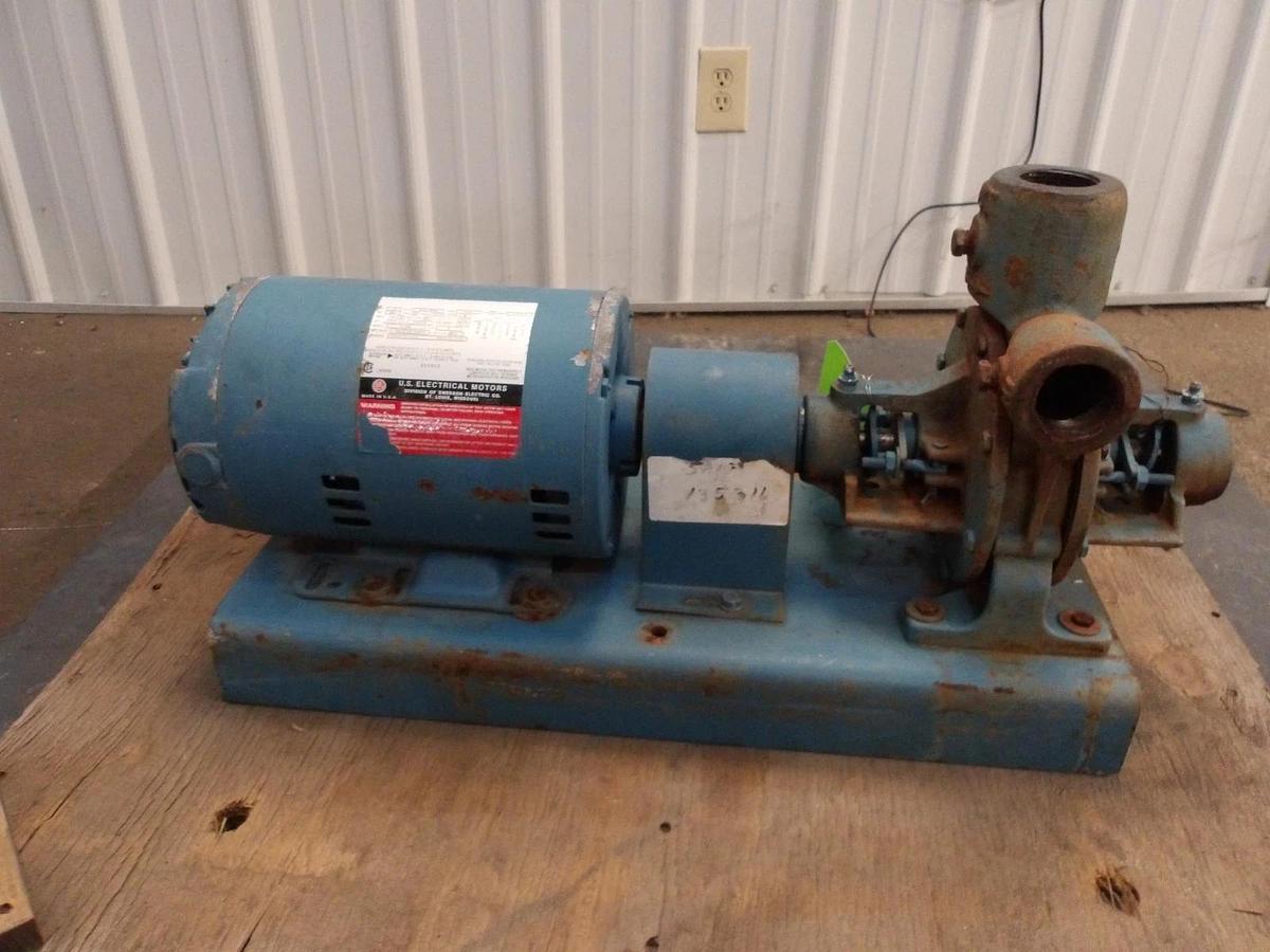 Used AURORA 1-1/2" PUMP H4BF W/ 1 HP MOTOR, #8111038G USED