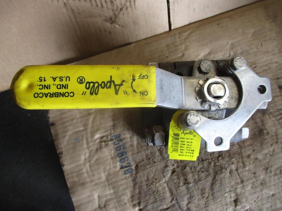 Used APOLLO 1-1/2" STEEL BALL VALVE 83A-147-01, #751027J NEW