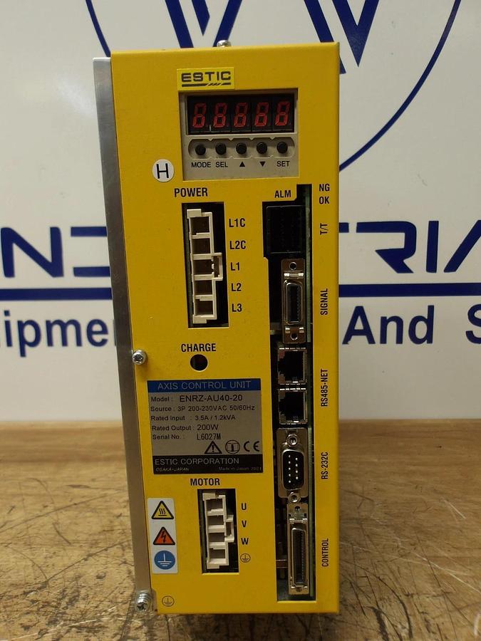 Used ESTIC ENRZ-AU40-20 AXIS CONTROL UNIT, #1217953G USED