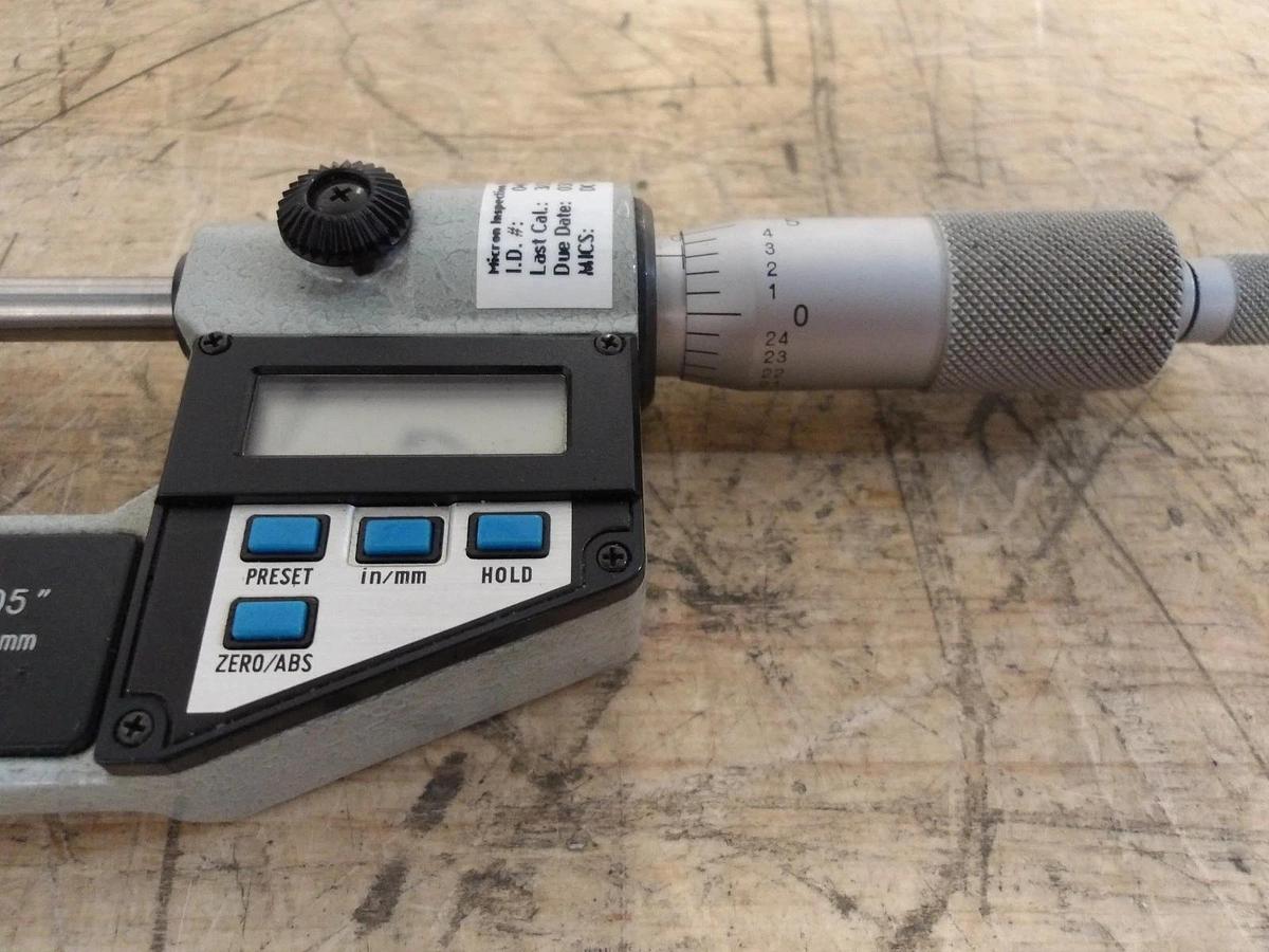 Used MITUTOYO 293-711 DIGITAL MICROMETER, #813205G USED