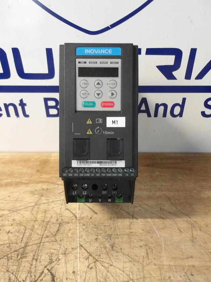 Used INOVANCE MD200S0.4B-CAN-SC AC MOTOR CONTROLLER, #3328G USED