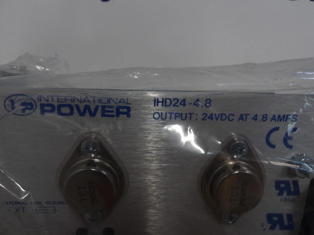 INTERNATIONAL POWER 1HD24-4.8 DC POWER SUPPLY, #4221108G NIB