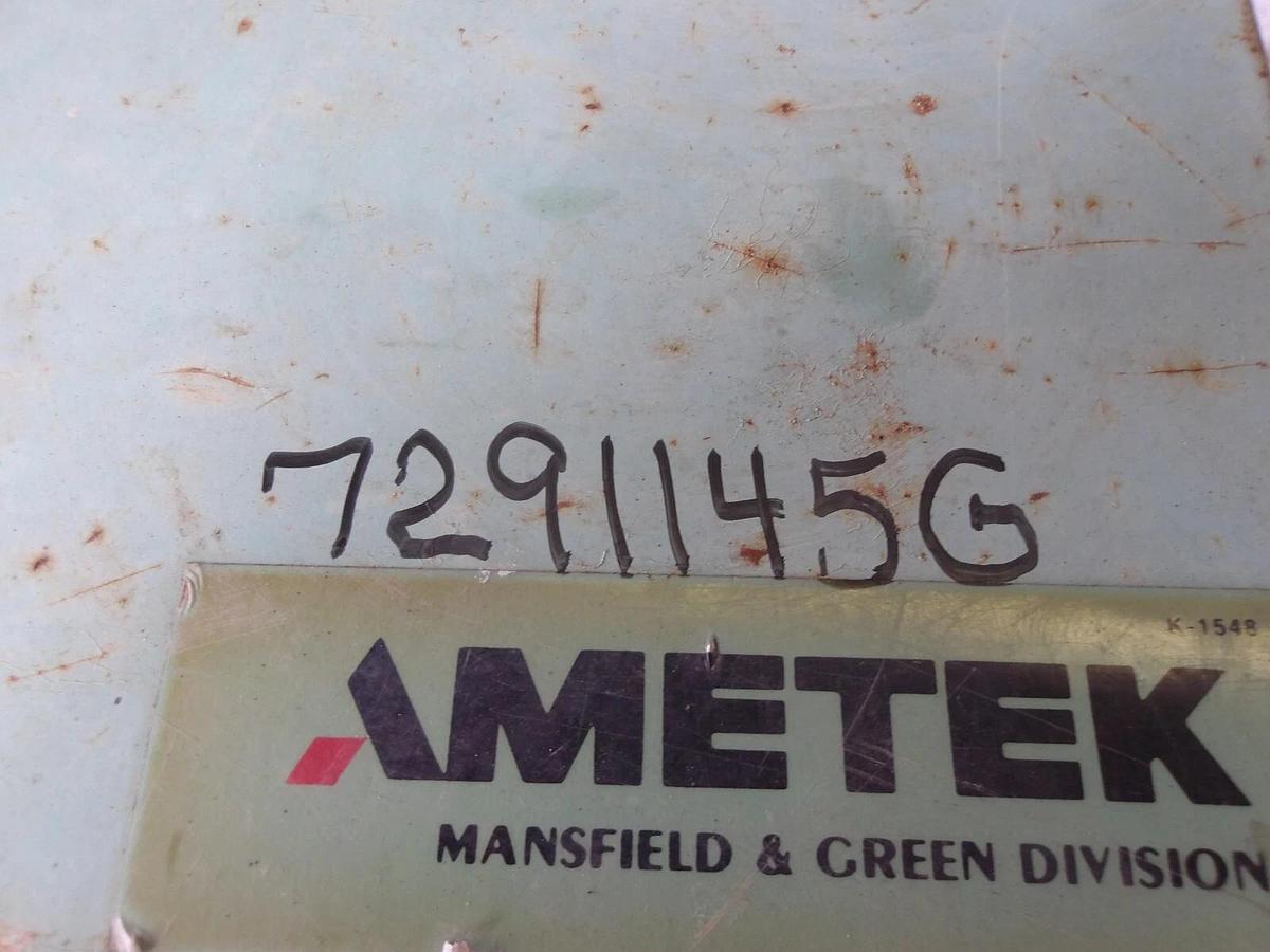Used AMETEK 10-5525 DEAD WEIGHT PRESSURE TESTER, #7291145G USED