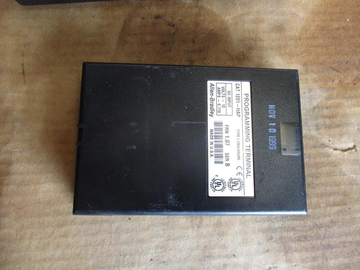 Used ALLEN BRADLEY 1201-HAP PROGRAMMING TERMINAL, #4181115J USED