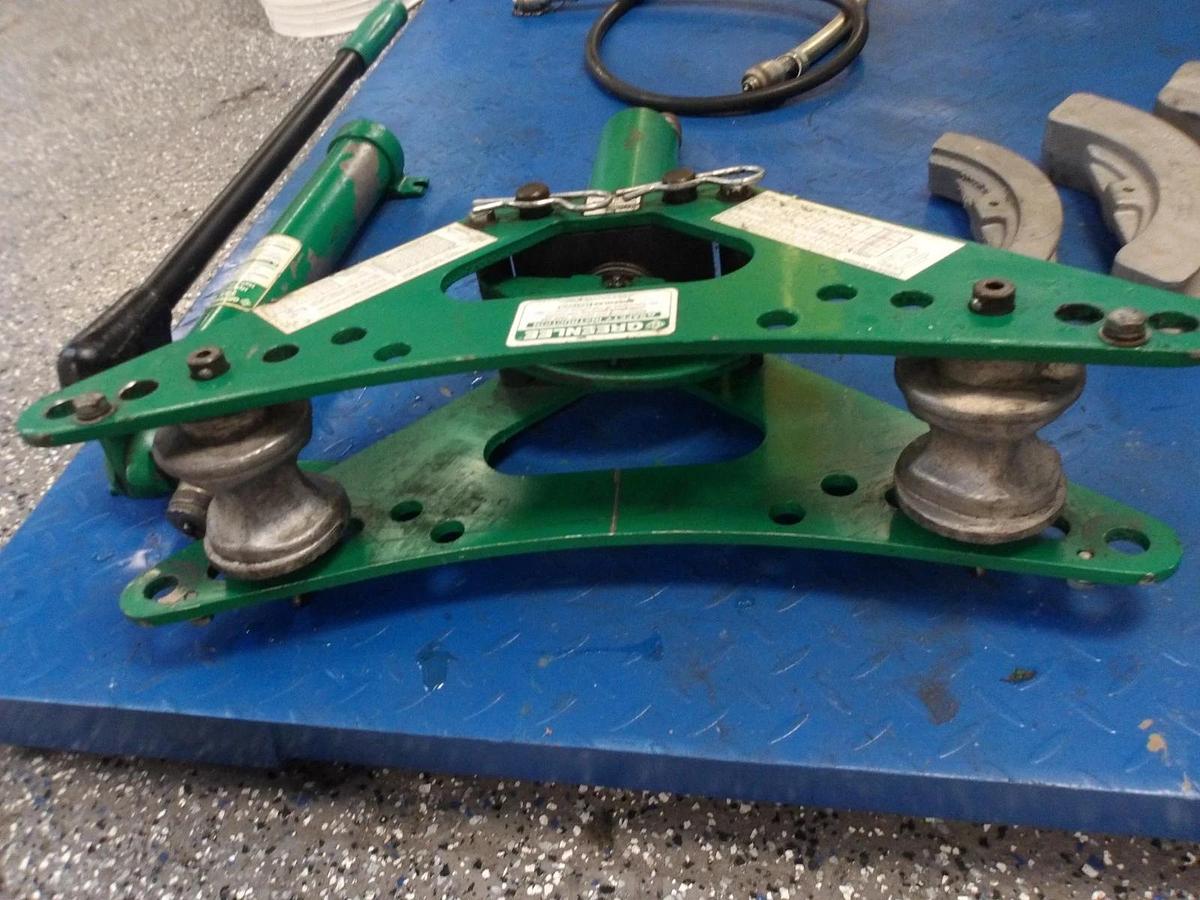 Used GREENLEE 880 LIGHT WEIGHT HYDRAULIC BENDER, #3101236G USED