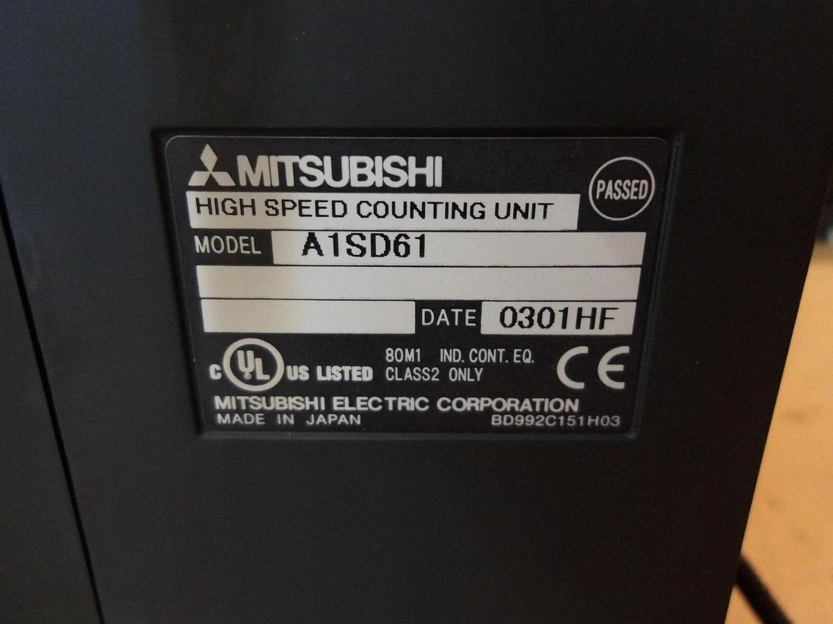 Used MITSUBISHI CPU A2SHCPU POWER SUPPLY, 7 CARDS, #44330G USED