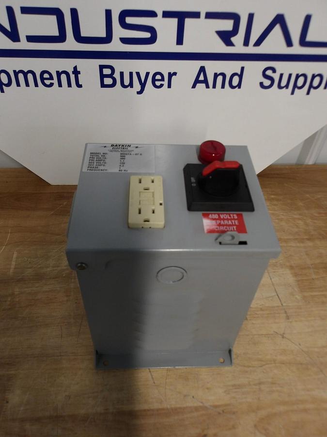 Used DAYKIN MDGTA-07-G TRANSFORMER, #417944G NEW