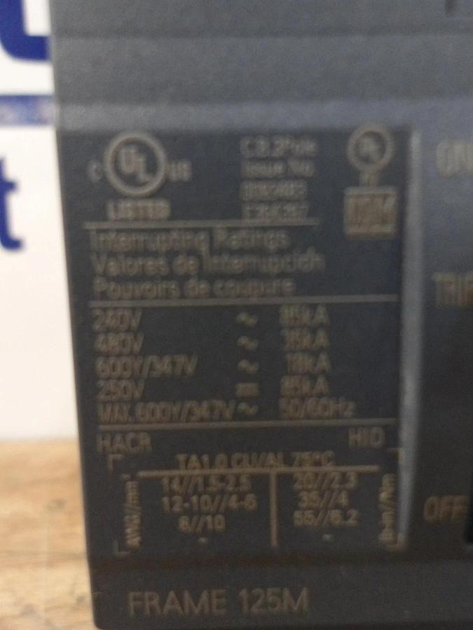 Used SIEMENS 30 AMP BREAKER 240-480 V, #77108G NEW