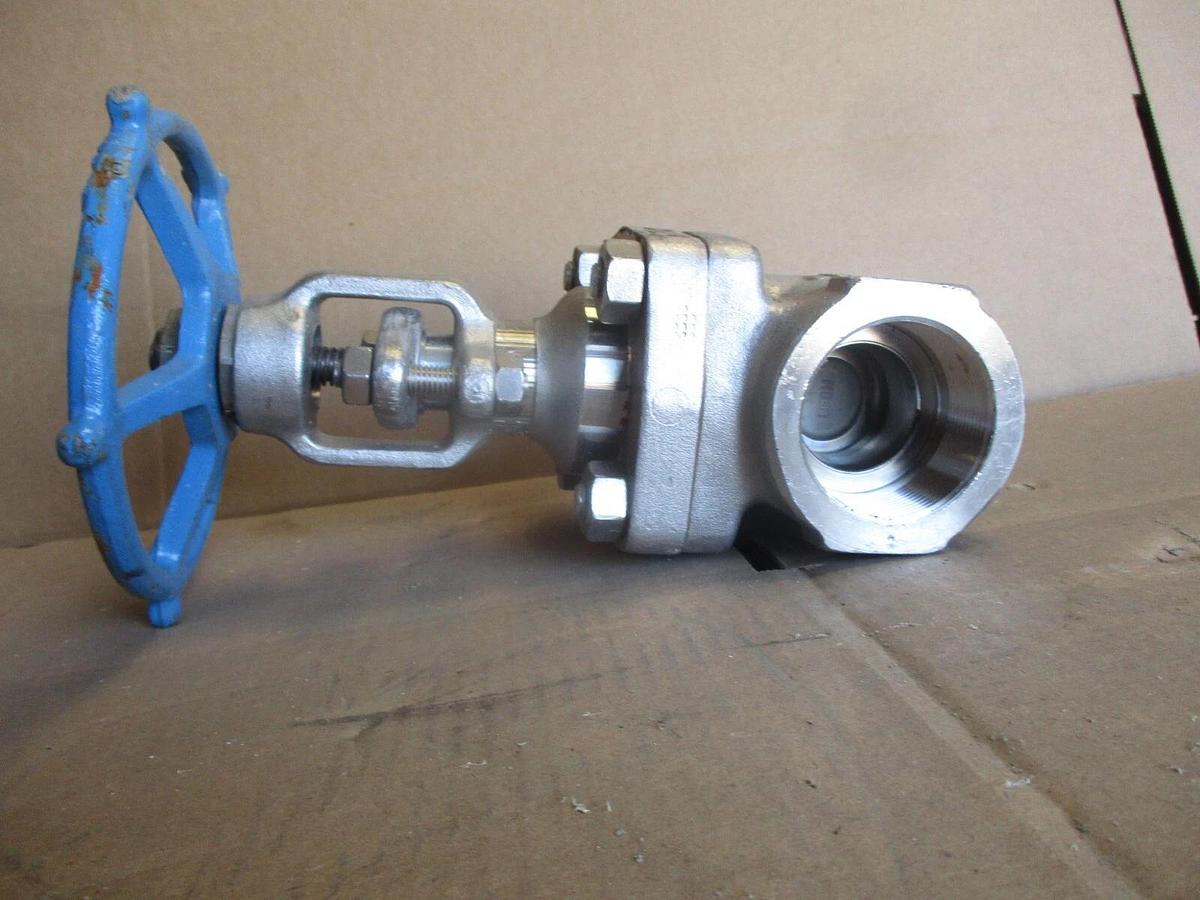 Used VELAN 2" STAINLESS GATE VALVE, #671027J NEW
