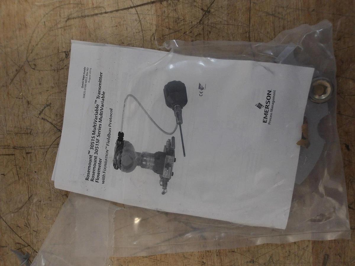 ROSEMOUNT 3051 FLOW METER 3" S/S, #92220G NIB